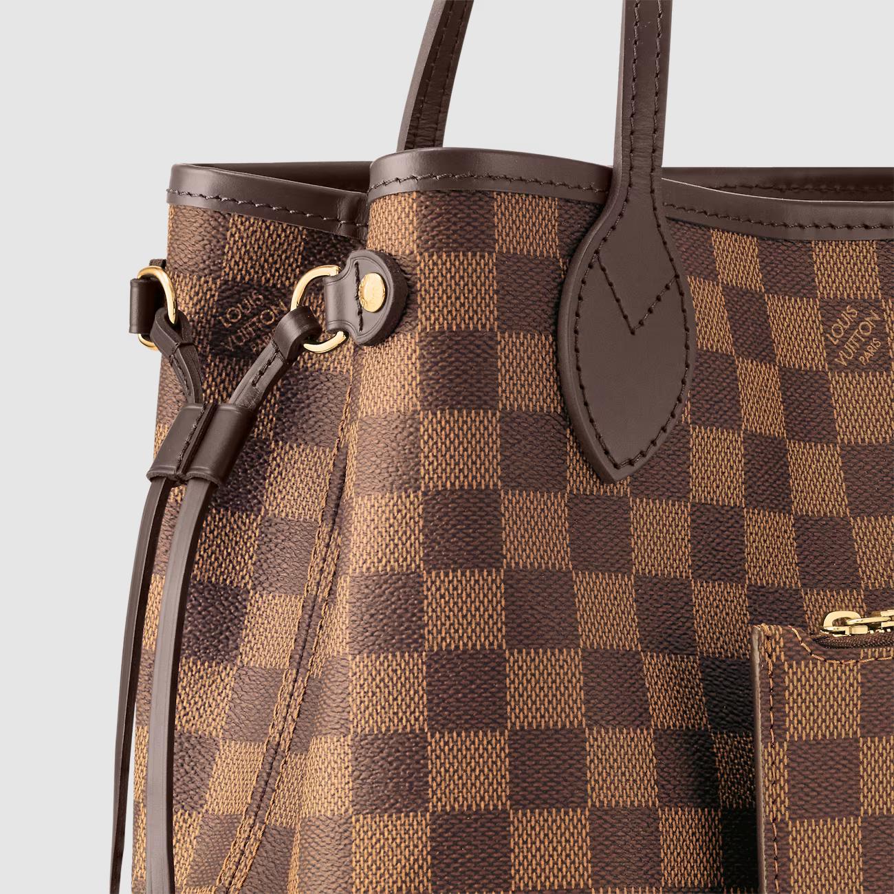 Túi Louis Vuitton Neverfull PM Nữ Damier Ebene Canvas